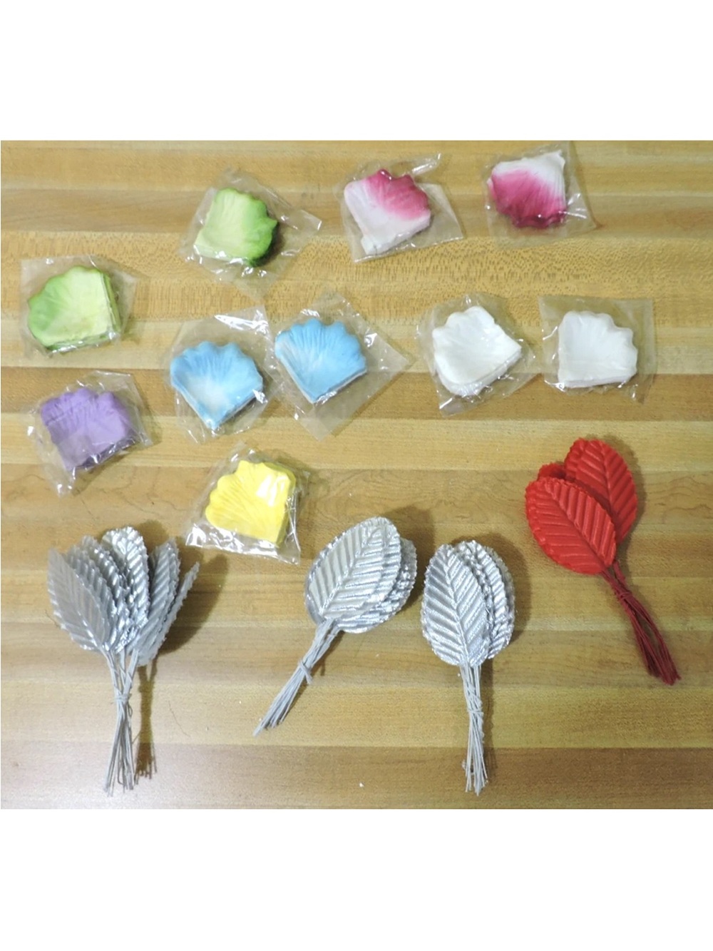 Various Colors Flower Petals and Leaves Lot New